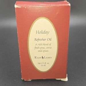 Vintage Ralph Lauren Holiday Refresher Oil 0.5 oz.